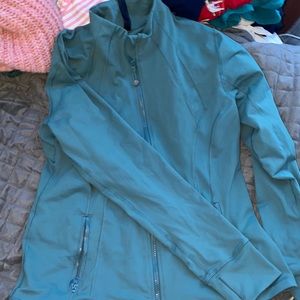 90 degree teal zip up size L